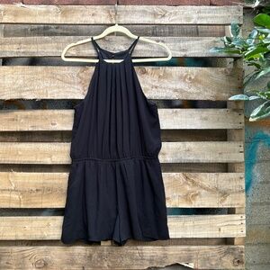 One Clothing LA Black Halter Romper